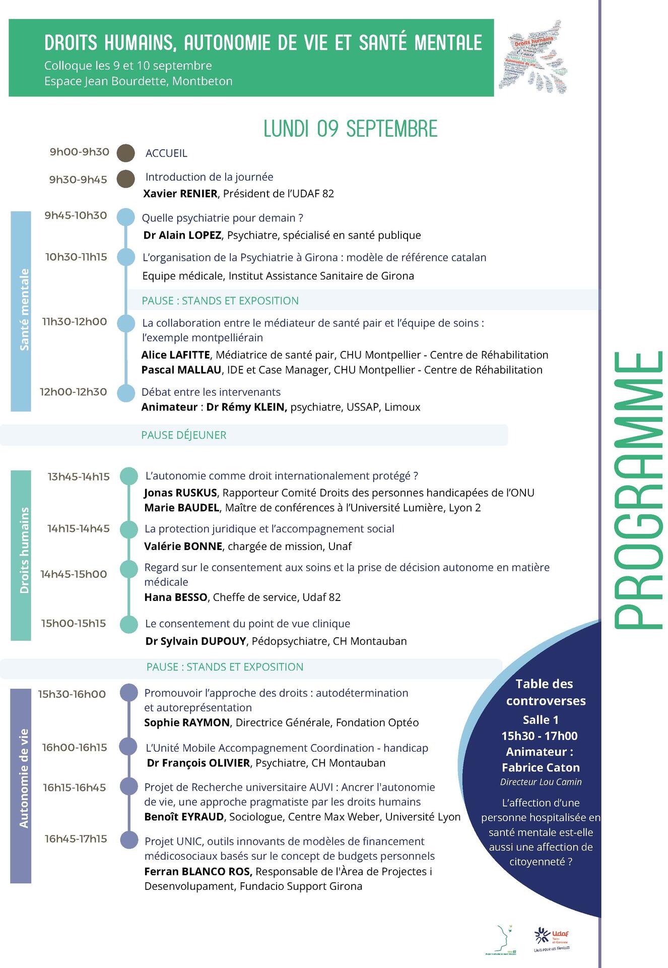 Préprogramme conférence